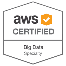 AWS Big Data Specialty — badge de certificação