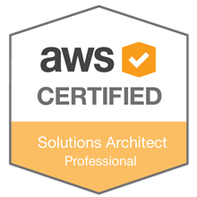 AWS Solutions Architect Professional — badge de certificação