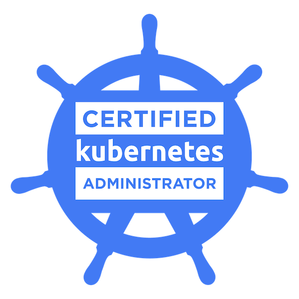 Certified Kubernetes Administrator — badge de certificação