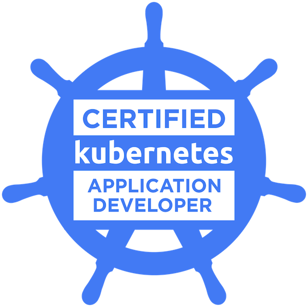 Certified Kubernetes Application Developer — badge de certificação